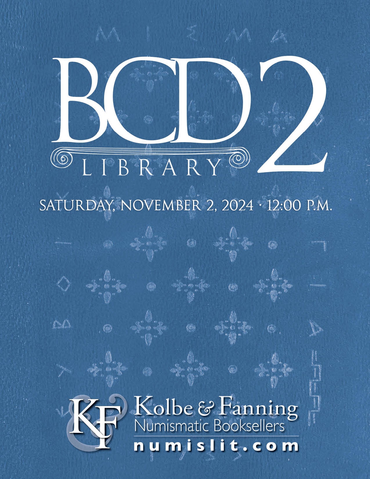 Sale 171 &bull; BCD Library Part 2, November 2, 2024