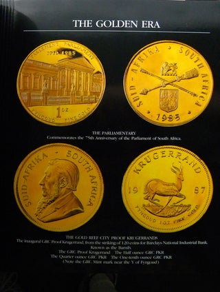 Item #1165 GOLD & KRUGER COINS OF SOUTH AFRICA. A COMPLETE PICTORIAL RECORD OF THE DESIGNS OF ALL...