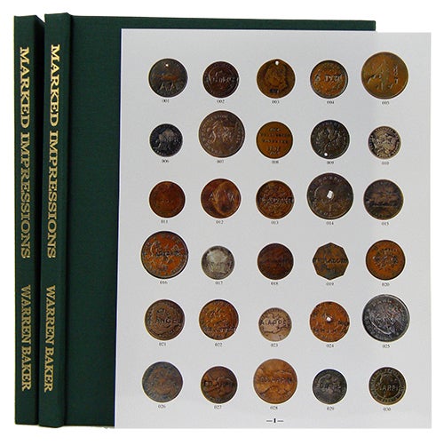 Item #2465 MARKED IMPRESSIONS: A CATALOGUE OF THE JOSEPH FOSTER COLLECTION OF 19TH CENTURY CANADIAN COUNTERMARKED COINS. Warren Baker.