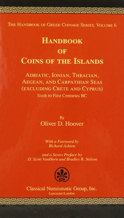 Item #3245 HANDBOOK OF COINS OF THE ISLANDS: ADRIATIC, IONIAN, THRACIAN, AEGEAN, AND CARPATHIAN...