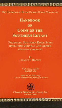 Item #3248 HANDBOOK OF COINS OF THE SOUTHERN LEVANT: PHOENICIA, SOUTHERN KOILE SYRIA (INCLUDING...
