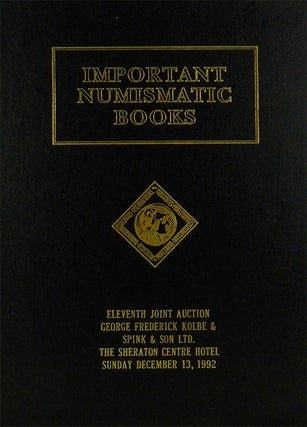 Item #3483 ELEVENTH JOINT AUCTION SALE ... IMPORTANT NUMISMATIC BOOKS ... INCLUDING THE SECOND...