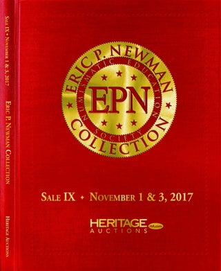 Item #4856 THE ERIC P. NEWMAN COLLECTION. SALE IX: COLONIAL AND US COINS; Single Copy of Sale IX...