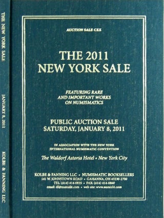 Item #939 AUCTION SALE 120. THE 2011 NEW YORK BOOK SALE. Kolbe, Fanning