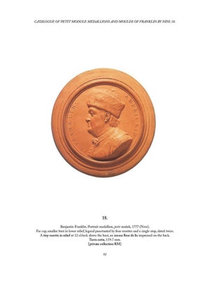BENJAMIN FRANKLIN IN TERRA COTTA. PORTRAIT MEDALLIONS BY JEAN-BAPTISTE NINI AT THE CHATEAU OF CHAUMONT.
