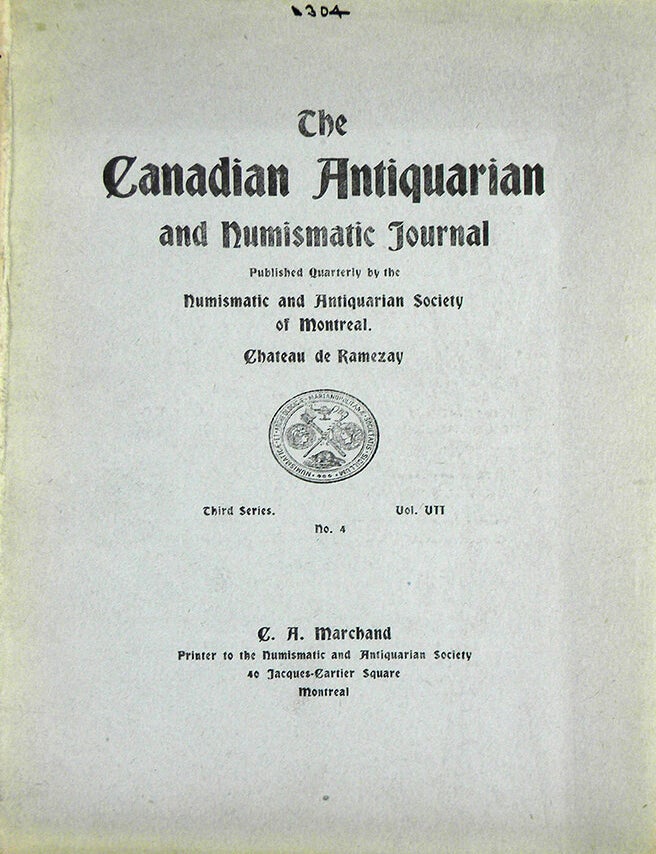Item #4730 THE CANADIAN CARD MONEY. R. W McLachlan.