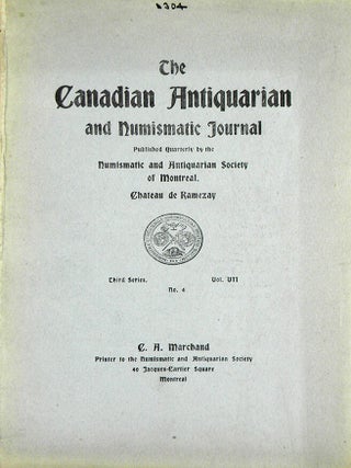 Item #4730 THE CANADIAN CARD MONEY. R. W McLachlan