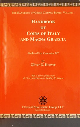 Item #5347 HANDBOOK OF COINS OF ITALY AND MAGNA GRAECIA. Oliver D. Hoover