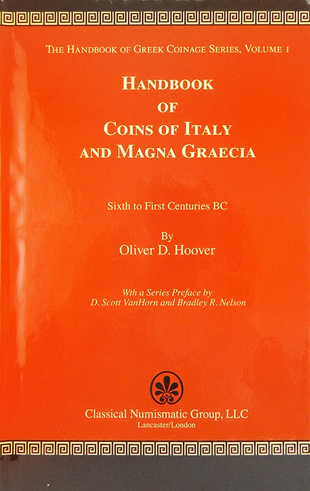 Item #5347 HANDBOOK OF COINS OF ITALY AND MAGNA GRAECIA. Oliver D. Hoover.