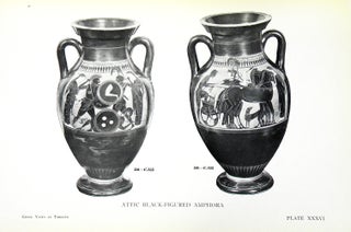 A CATALOGUE OF THE GREEK VASES IN THE ROYAL ONTARIO MUSEUM OF ARCHAEOLOGY TORONTO. VOLUMES I (TEXT AND DRAWINGS) & II (PLATES).