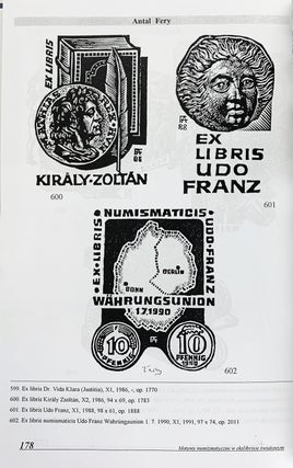Item #6651 MOTYWY NUMIZMATYCZNE W EKSLIRISIE. POLSKI EXHIBRISY NUMIZMATYCZNE. Władysław...