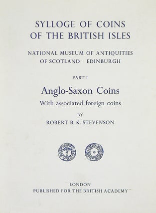 Item #6802 SYLLOGE OF COINS OF THE BRITISH ISLES. 6: NATIONAL MUSEUM OF ANTIQUITIES OF SCOTLAND....
