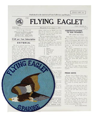 Item #7207 THE FLYING EAGLET / THE COIN NEWS MAGAZINE / THE COIN PRESS MAGAZINE. Frank G. Spadone