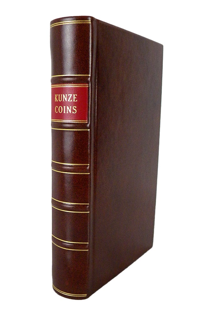 Item #7218 DESCRIPTION OF A CABINET OF COINS AND MEDALS ANCIENT AND MODERN. John C. Kunze.