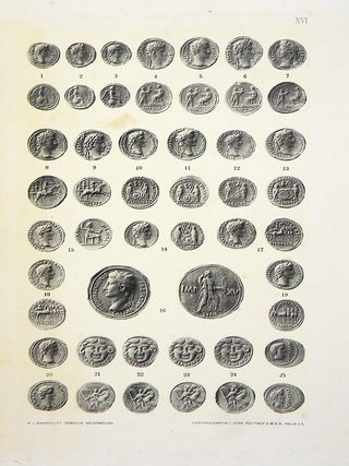 DIE R&Ouml;MISCHE GOLDM&Uuml;NZENPR&Auml;GUNG W&Auml;HREND DER REPUBLIK UND UNTER AUGUSTUS. EINER CHRONOLOGISCHE UND METROLOGISCHE STUDIE.