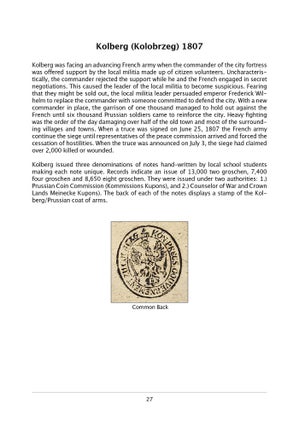 SIEGE NOTES OF THE WORLD 1793–1913