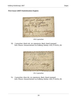 SIEGE NOTES OF THE WORLD 1793&ndash;1913
