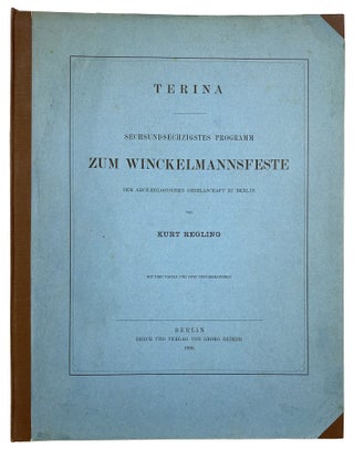 Item #7882 TERINA. Kurt Regling