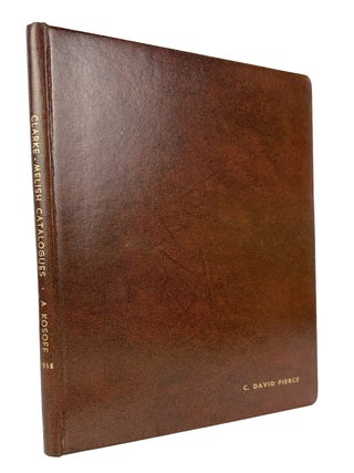 Item #7958 THE T. JAMES CLARKE COLLECTION / UNITED STATES LARGE CENTS AND THE THOMAS G. MELISH...