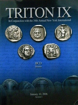 Item #860 TRITON IX. SESSION 1: BCD BOIOTIA. Classical Numismatic Group, CNG