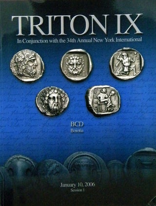 Item #860 TRITON IX. SESSION 1: BCD BOIOTIA. Classical Numismatic Group, CNG